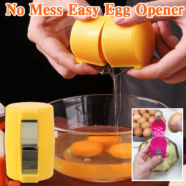 2-in-1 Eierknacker & Eigelb-Separator – hygienisch, einfach in der Handhabung & vielseitig für rohe und gekochte Eier 🥚