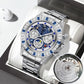 📢📢60 % Rabatt!!! 🎅【🎁Weihnachtsgeschenk🎁】TINAIBIN Zwölf Sternzeichen & Sternenhimmel Diamant Automatikuhr Skelett Herrenuhr