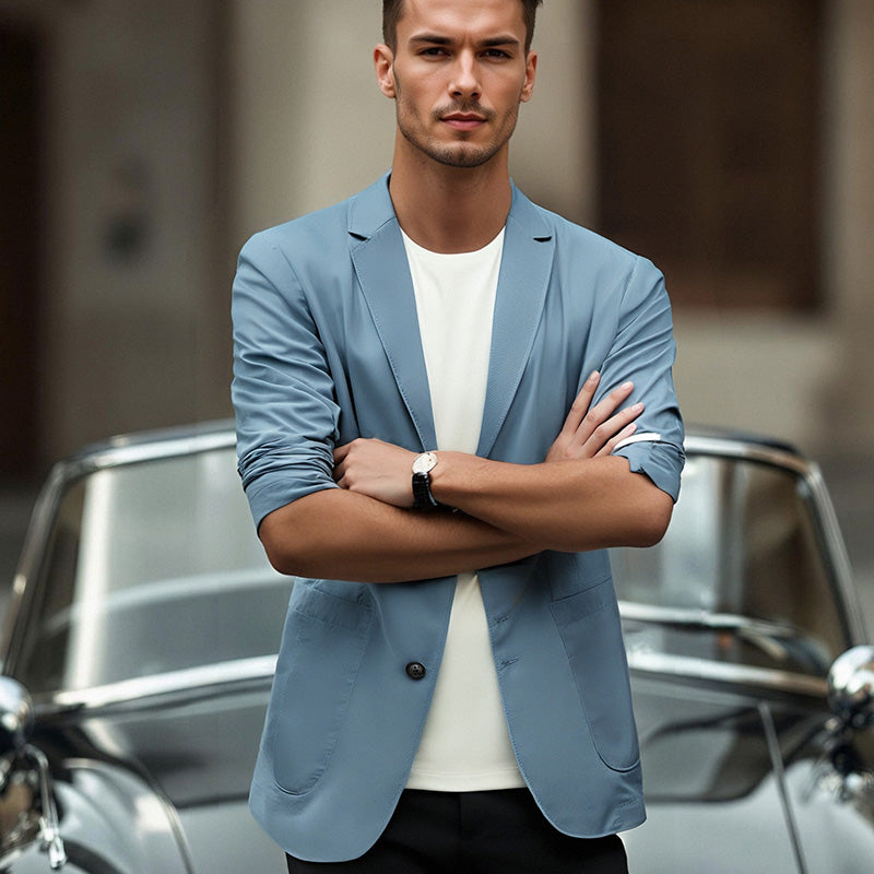 🛍️Die Wahl des eleganten Gentleman👔 Leichter Blazer für Herren für alle Jahreszeiten