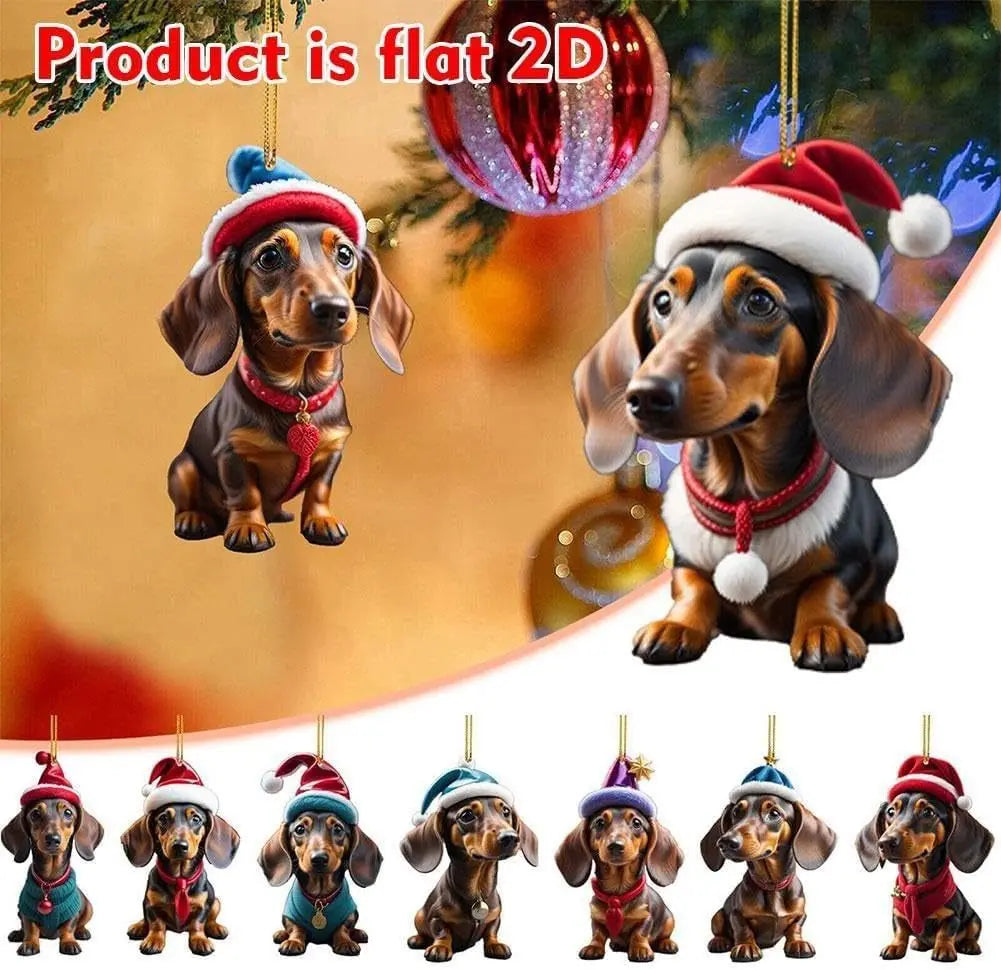⏳🔥NUR FÜR KURZE ZEIT 50 % RABATT! ⏰🎄 Christbaumschmuck in Welpenform 🐕🎁