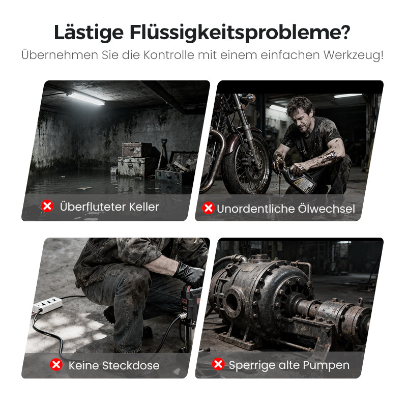 🔥Hochleistungs-Öl- und Wasserpumpensatz