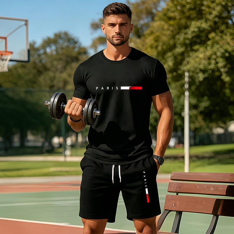 👕 50% RABATT! 🩳 2-teiliges Set aus bedrucktem Oberteil & Shorts für Herren – Leicht & atmungsaktiv – Perfekt für Strand, Urlaub oder heiße Sommertage – lässiger Look mit Komfort ☀️