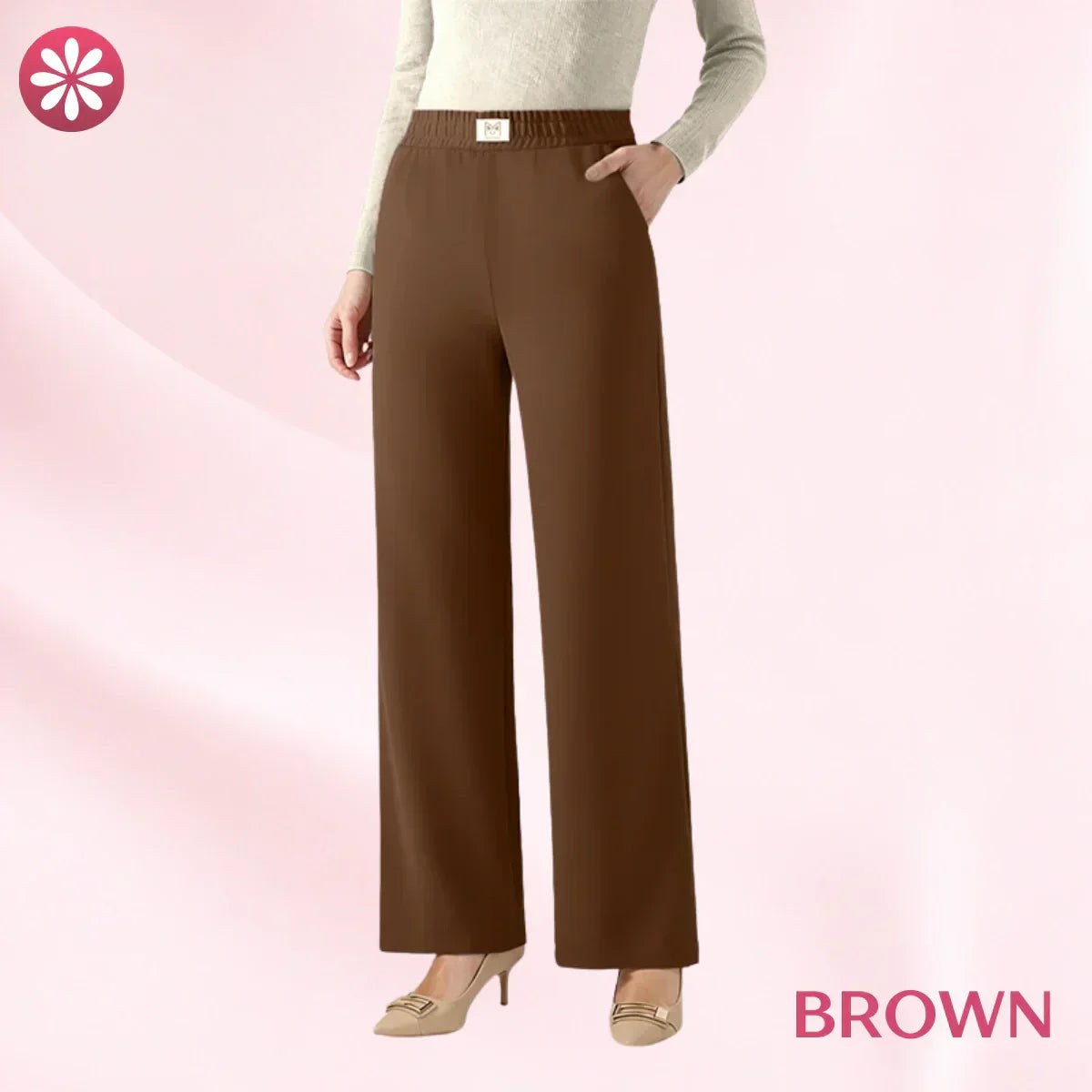 👖 In drei Längen – 50 % Rabatt nur heute! 🌷💥 Perfekt fallende High-Waist Stretch-Hose