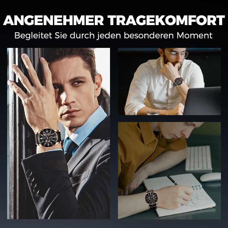 🔥Hochwertige Business-Multifunktions-Quarz-Uhr für Herren