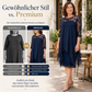 💕Damen elegantes Kleid mit Spitzenüberzug und asymmetrischem Saum