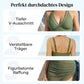 💎 50% RABATT! 💎 Hochtailliertes Bikini-Set mit Schwimmrock – Mesh-Akzente, Bauchkontrolle & Schnelltrocknend 🌊👙