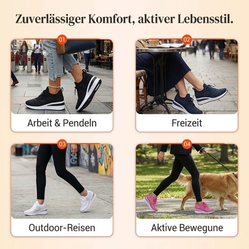 📢📢50% RABATT! ⏰ Atmungsaktive Sneaker aus Mesh mit Strassverzierung – Funkelndes Design, Leichte Belüftung & Rutschfeste Gummisohle ✨👟