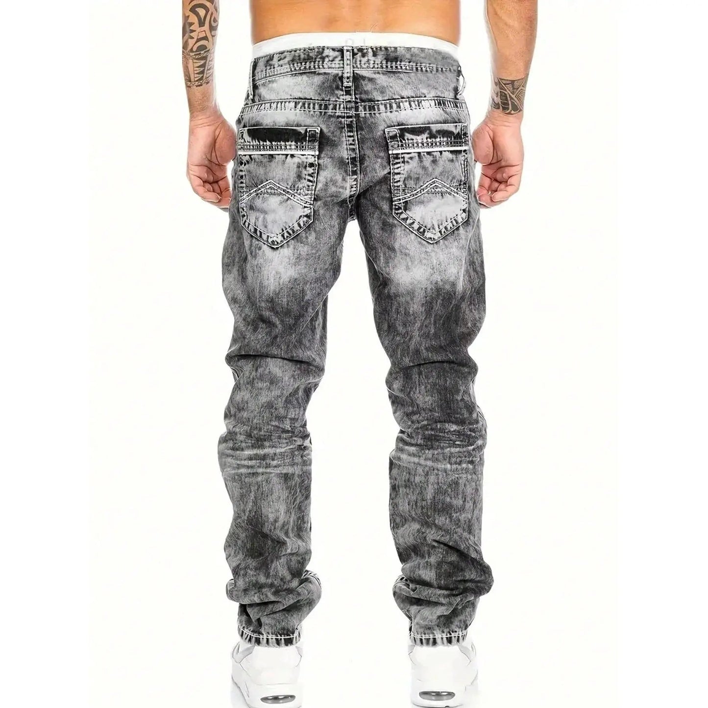 💎 -44% ANGEBOT! 💎 Herren Sommer-Jeans: Leichter Stretch, Gerader Schnitt & Vintage-Look