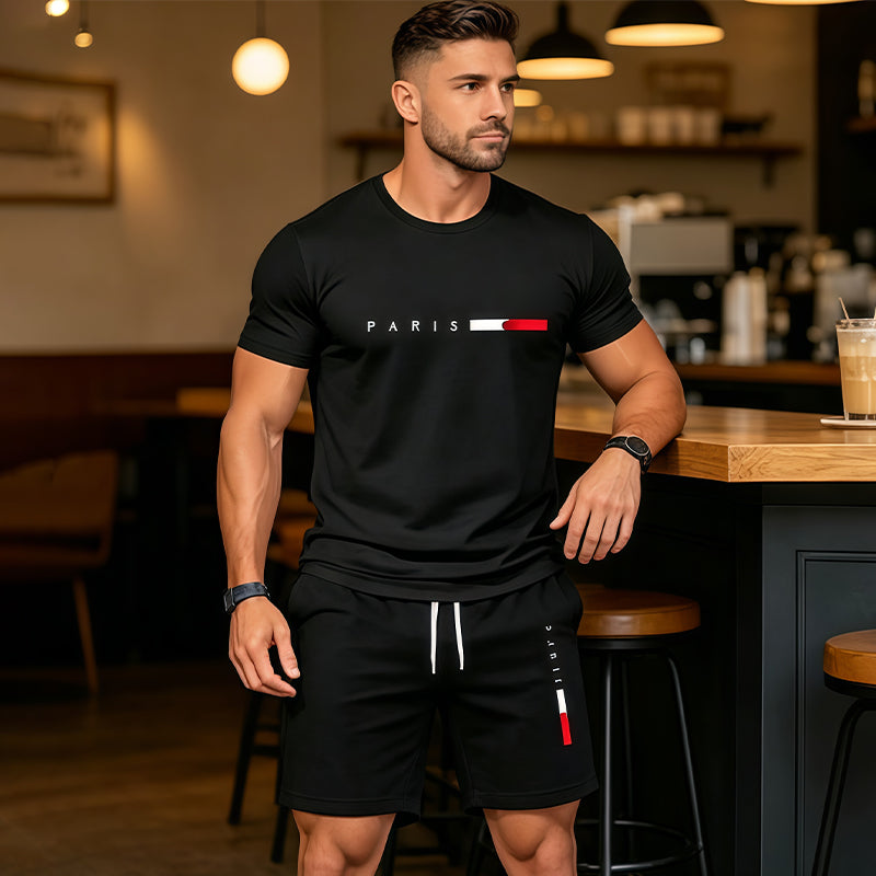 👕 50% RABATT! 🩳 2-teiliges Set aus bedrucktem Oberteil & Shorts für Herren – Leicht & atmungsaktiv – Perfekt für Strand, Urlaub oder heiße Sommertage – lässiger Look mit Komfort ☀️
