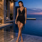 ⏰ 50 % RABATT – Nur für kurze Zeit ✨Eleganter Damen Badeanzug 🩱 Transparente Mesh-Details & Asymmetrischer Saum