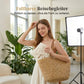 👒 Damen-Sonnenhut mit breiter Krempe und Schleife – faltbarer UV-Schutzhut, ideal für Strand und Urlaub 🎀