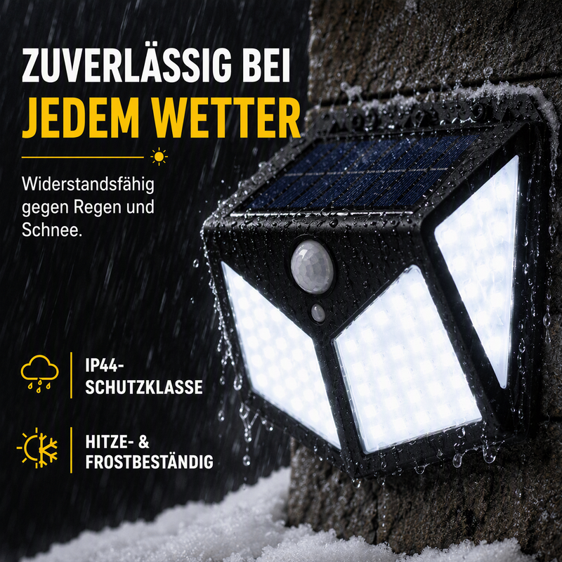 💥50 % RABATT💥BRINGEN SIE IHREN AUSSENBEREICH SOFORT IN LICHTER GLANZ – MIT BEWEGUNGSSENSOR-SOLARLEUCHTEN