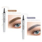 💄 KÖP 1 FÅ 1 GRATIS! ✨ 3D Vattenfast Microblading Ögonbrynspenna – 4-Piggar, Naturlig Look & Långvarig Hållbarhet 👁️
