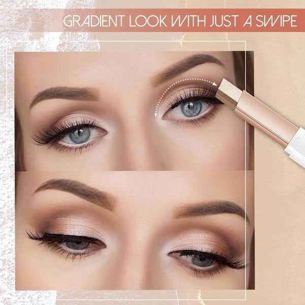 💘 Valentinstagsangebot: 50% Rabatt!💄 Zweifarbiger Lidschattenstift – Müheloser Gradient-Look in einem einzigen Strich!