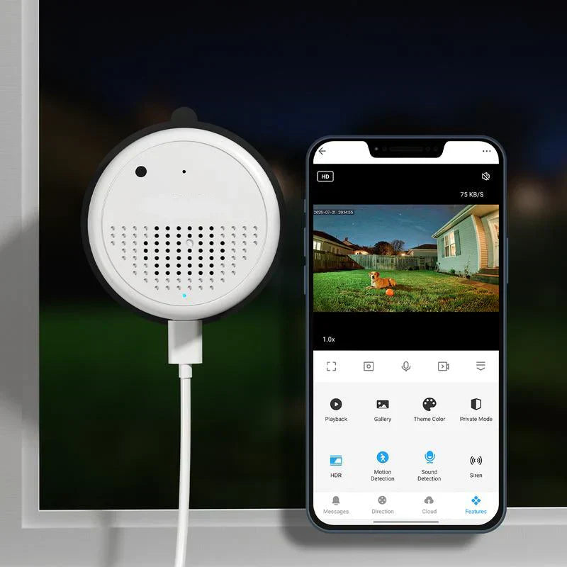 🥳2026 Top-Seller 🥳💞 50% Rabatt✨ 💝 Kristallklare 2K-Überwachungskamera 🎥 Farbnachtsicht 🌙 24/7-Aufzeichnung und intelligente Alarme 🚨 Einfache Installation! 🔒