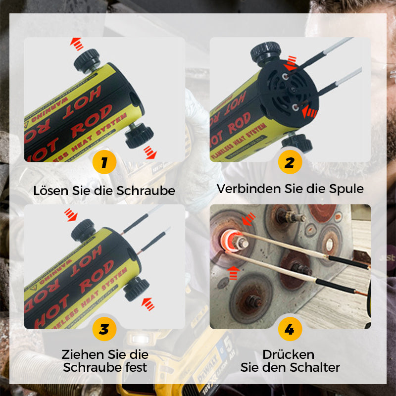 60% RABATT🔥Magnetisches Induktionsheizungsset - 1100W Induktionshitze Werkzeug zum Entfernen von Bolzen✅Kostenloser Versand📦