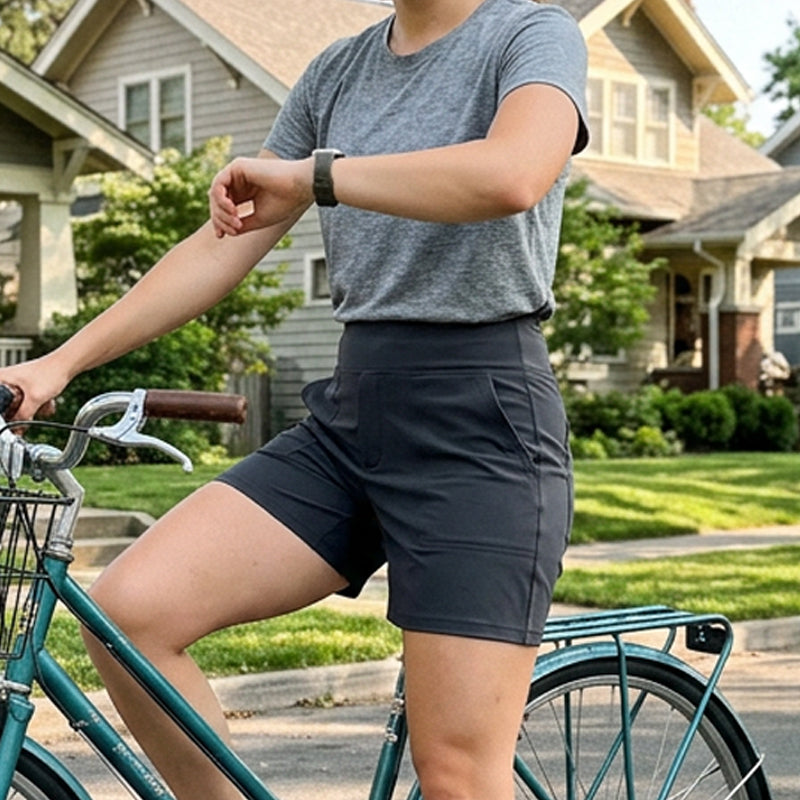 💃 50 % RABATT ✨ Damen-Shorts mit hoher Taille – formende Wirkung & 4-Wege-Stretch – butterweich ☁️