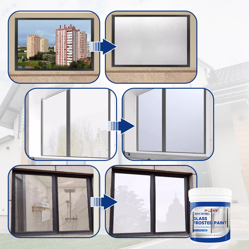 ✨ 50% RABATT! 🖌️ Mattglas-Farbe 2026 – Schnelltrocknend, Wasserfest & Streifenfrei für Fenster & Glas 🌫️