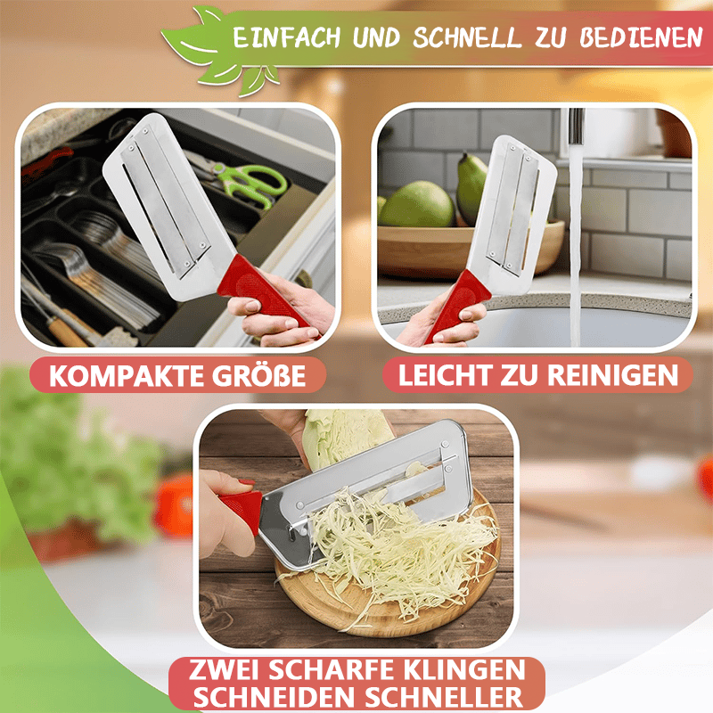 ✨ Kaufen Sie 1 erhalten Sie 1 GRATIS 🎁🔥🔪 Edelstahl-Schreddermesser – Sparen Sie Zeit und Energie beim Kochen!⏳