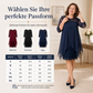 💕Damen elegantes Kleid mit Spitzenüberzug und asymmetrischem Saum