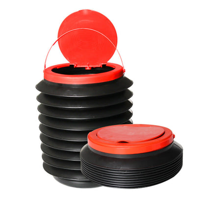 Caja de bolsas de basura plegable para coche