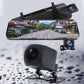 ⏰【Nur für kurze Zeit: 50 % Rabatt】👁️10-Zoll-Rückfahrkamera & Dashcam mit vollem Touchscreen – 1296P HD-Nachtsicht, Dual-Objektiv – ideal für sicheres Fahren & Parken🚗📹