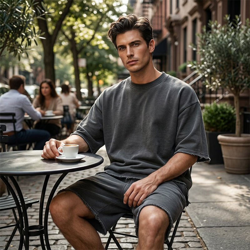 👕50% RABATT 🏃 | Ärmelloses Sport-Set für Herren – Bequeme Passform & feuchtigkeitsableitend