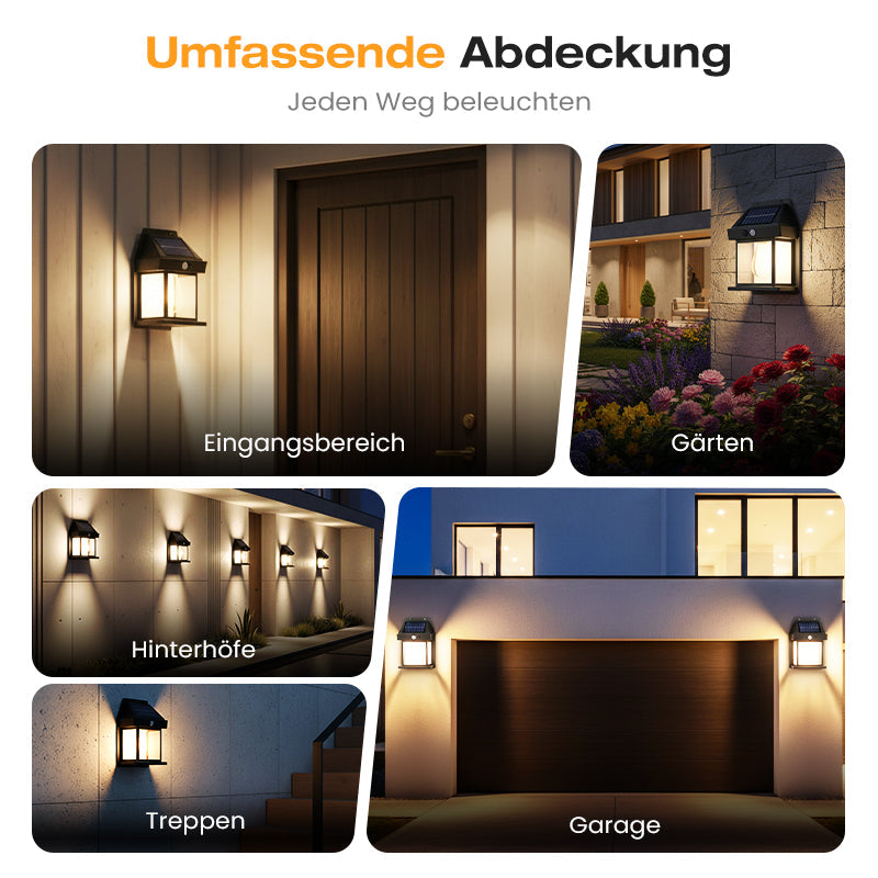 🎁 Je mehr Sie kaufen, desto mehr Sie erhalten! Ab nur 7,59 € pro Stück ⏳Bewegungssensor Solar-Wolfram-Wandleucht
