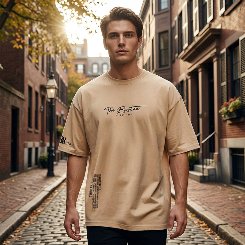 📢🔥Letzter Tag: 50% Rabatt!⏰👕Herren Urban Style Loose Fit Kurzarm-Shirt✨