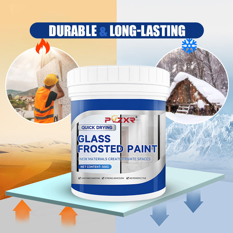 ✨ 50% RABATT! 🖌️ Mattglas-Farbe 2026 – Schnelltrocknend, Wasserfest & Streifenfrei für Fenster & Glas 🌫️