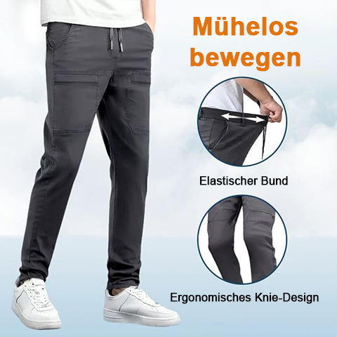 🏆MultiPants – Hochelastische, strapazierfähige Cargohose mit vielen Taschen