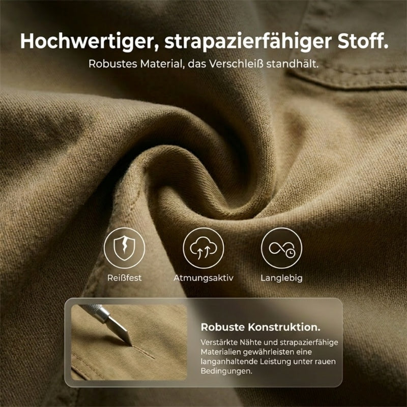 🩳 LIMITIERT: 50% RABATT & KOSTENLOSER VERSAND! 🌴 Cargo-Shorts für Herren – Perfekter Sitz 29-42, Mehrfachtaschen & Baumwollmix ✨