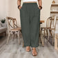 👖 50% RABATT! 🌾 Damen Leinen-Optik Freizeithose – Elastischer Bund, lockerer Schnitt & Taschen – Super bequem für Alltag, Reisen oder warme Tage – stilvoll & leicht 🤍✨