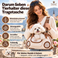 🐾 50% RABATT! 🎒 3-in-1 Haustier-Tragetasche – Atmungsaktiv & ergonomisch für unterwegs ✨