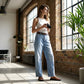 🌟 Weite Jeansshorts für Damen mit hoher Taille – Beinverlängernd & Vintage-Waschung – Lässige, verkürzte Hose – perfekt für den Sommer, den Strand oder einen freien Tag 👒