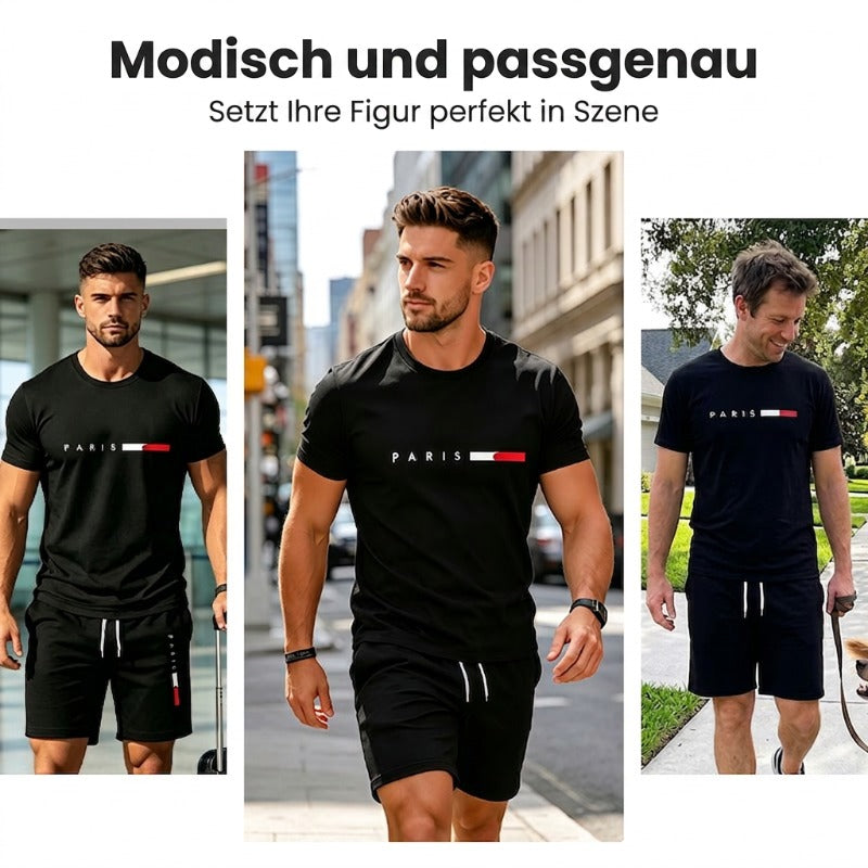 👕 50% RABATT! 🩳 2-teiliges Set aus bedrucktem Oberteil & Shorts für Herren – Leicht & atmungsaktiv – Perfekt für Strand, Urlaub oder heiße Sommertage – lässiger Look mit Komfort ☀️
