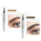 💄 KÖP 1 FÅ 1 GRATIS! ✨ 3D Vattenfast Microblading Ögonbrynspenna – 4-Piggar, Naturlig Look & Långvarig Hållbarhet 👁️