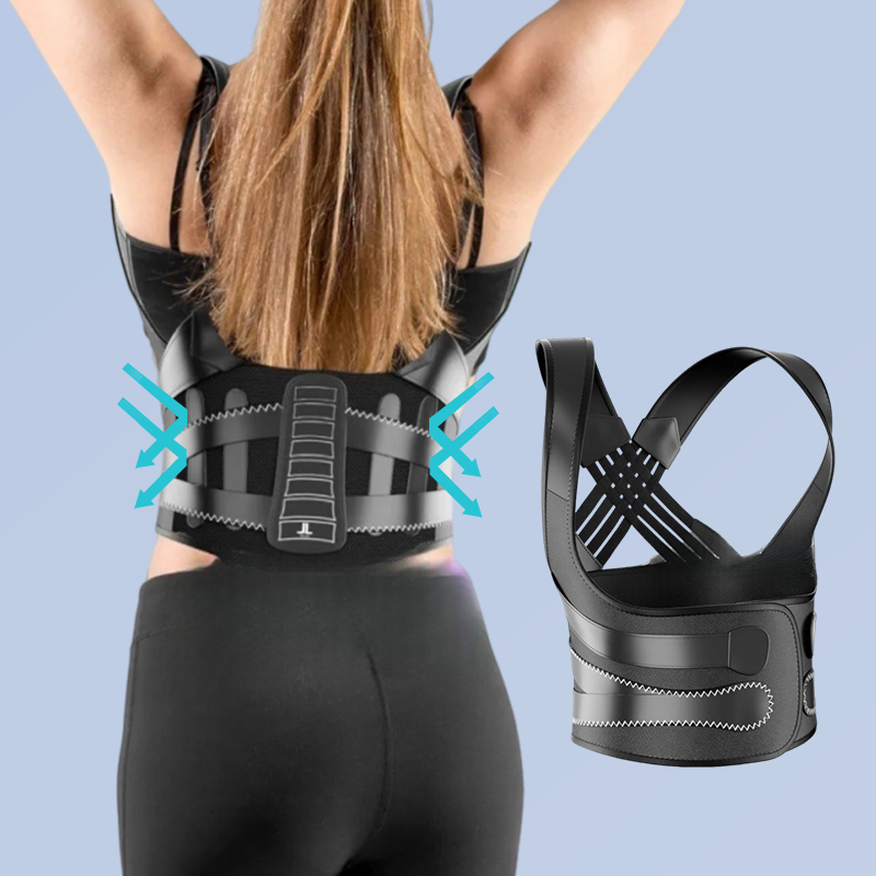 ✨ 50% RABATT! 🎽 Haltungskorrektur-Bandage – Atmungsaktiv, verstellbar & mit zusätzlicher Rückenstütze 💪