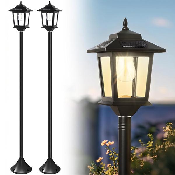 💡 🏡 Terrassenweg Hinterhofgarten Veranda-Dekoration Stehlampe – Wasserdicht, Automatisch & Stimmungsvoll 🌿