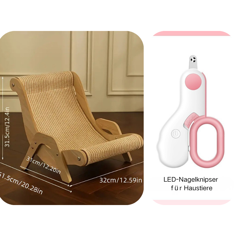 💎 50% RABATT! 💎 2-in-1-Kratzbaum aus Sisal – Neuheit 2026, Platzsparend & Stabil für Katzen 🐾🛋️