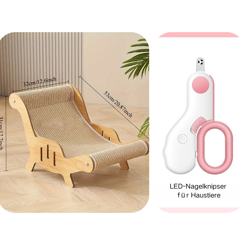 💎 50% RABATT! 💎 2-in-1-Kratzbaum aus Sisal – Neuheit 2026, Platzsparend & Stabil für Katzen 🐾🛋️
