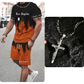 👕 JETZT 50% RABATT! 🔥 Herren-Set aus grafisch bedrucktem T-Shirt und Shorts – Weicher Stoff, auffälliges Design & perfekt für Sommertage ☀️