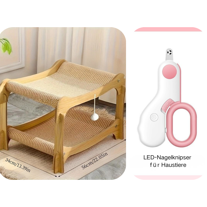 💎 50% RABATT! 💎 2-in-1-Kratzbaum aus Sisal – Neuheit 2026, Platzsparend & Stabil für Katzen 🐾🛋️