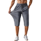 🩳 50% RABATT! 🏃‍♂️ Sport-Caprihose für Herren – Schnelltrocknend, elastisch & sichere Reißverschlusstaschen ✨