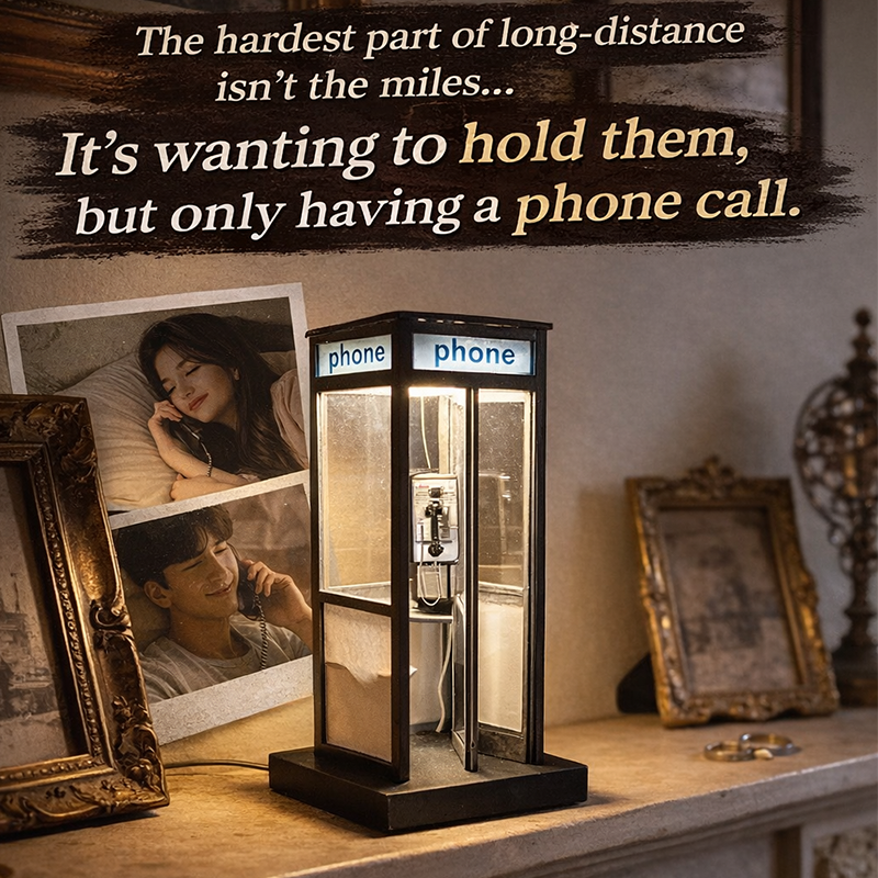 ✨Ambientelampe im Vintage-Stil einer Telefonzelle