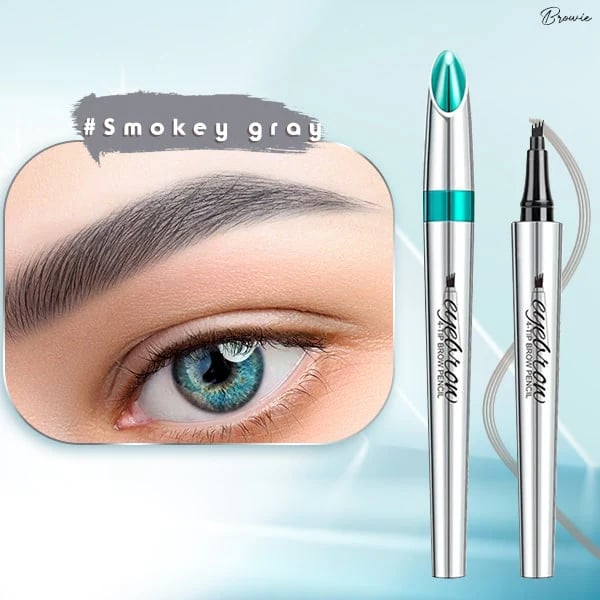 💄 KÖP 1 FÅ 1 GRATIS! ✨ 3D Vattenfast Microblading Ögonbrynspenna – 4-Piggar, Naturlig Look & Långvarig Hållbarhet 👁️