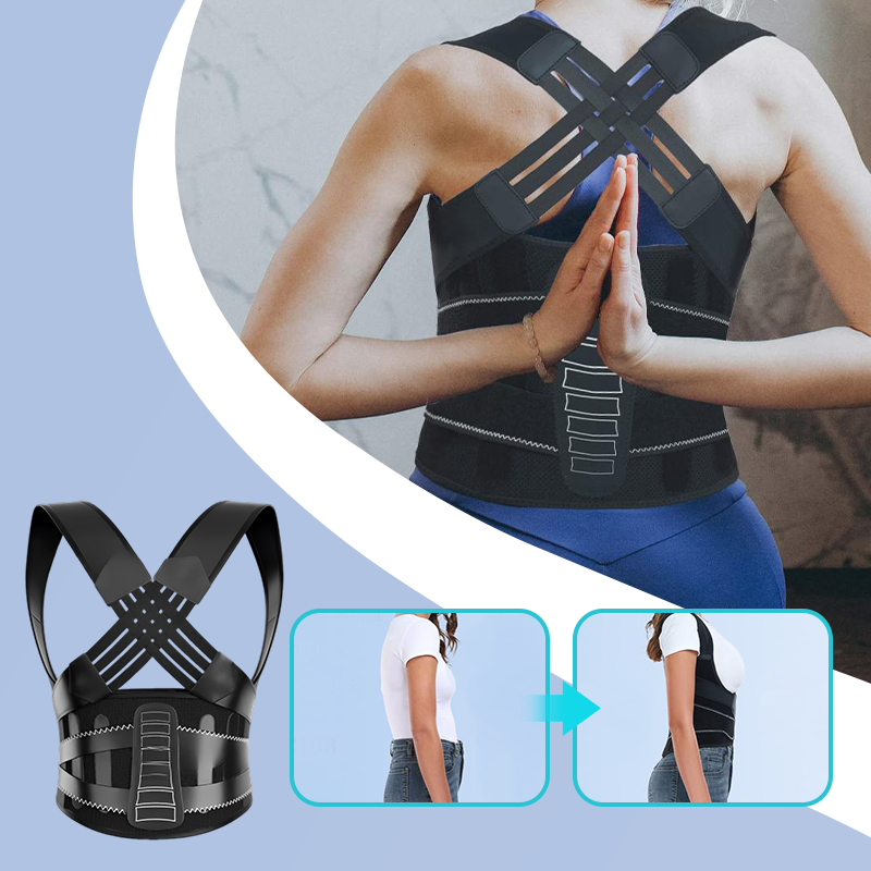 ✨ 50% RABATT! 🎽 Haltungskorrektur-Bandage – Atmungsaktiv, verstellbar & mit zusätzlicher Rückenstütze 💪