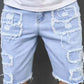 🔥 Herren-Ripped-Denim-Shorts mit Fransen-Details – Lässiger Look, Bequeme Passform & Perfekt Für Den Sommer ☀️