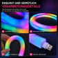 ✨ 50% RABATT! 🌟360° rundum leuchtendes plüschiges Neon-LED-Streifenlicht mit RGB-Verfolgungs- und Fließlichteffekt, per Bluetooth-App und Fernbedienung steuerbar