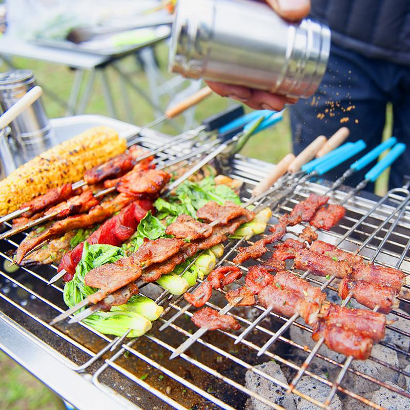 🔥 50% RABATT! 🍖 Klappbarer Outdoor-Grill aus Edelstahl – Kompakt, Strapazierfähig & Perfekt Für Camping, Garten & BBQ-Partys 🏕️